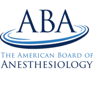 American Board of Anesthesiology diplomate seal, board certification held by Dr. Gurpreet Singh Padda, MD, MBA, MHP